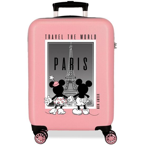 MALETA TROLLEY ABS PARIS MICKEY &#38; MINNIE DISNEY 55CM image 0