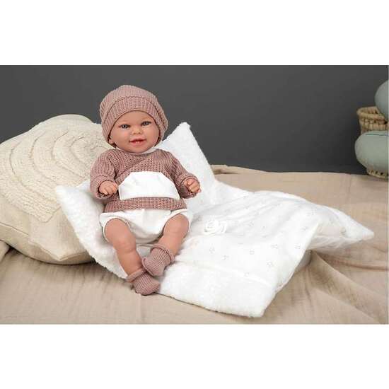 MUÑECA ELEGANCE 35 CM BABYTO ROSA C/COJIN (MUÑECO DE PESO) image 0