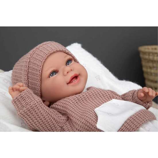 MUÑECA ELEGANCE 35 CM BABYTO ROSA C/COJIN (MUÑECO DE PESO) image 1