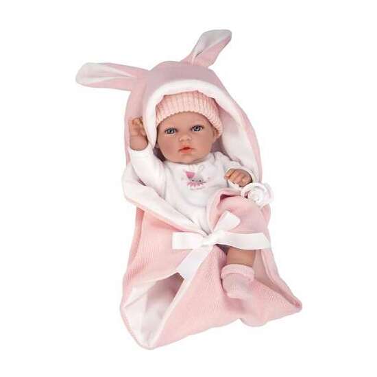 MUÑECA ELEGANCE 30 CM NATAL ROSA C/SACO DE DORMIR (CUERPO VINYL, SEXO NIÑA) image 0