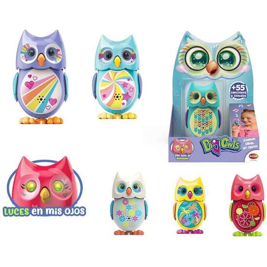 MASCOTA INTERACTIVO BÚHO DIGIOWL SURTIDO, MÁS DE 50 SONIDOS, OJOS BRILLAN EN LA OSUCURIDAD  - MODELOS SURTIDOS image 3