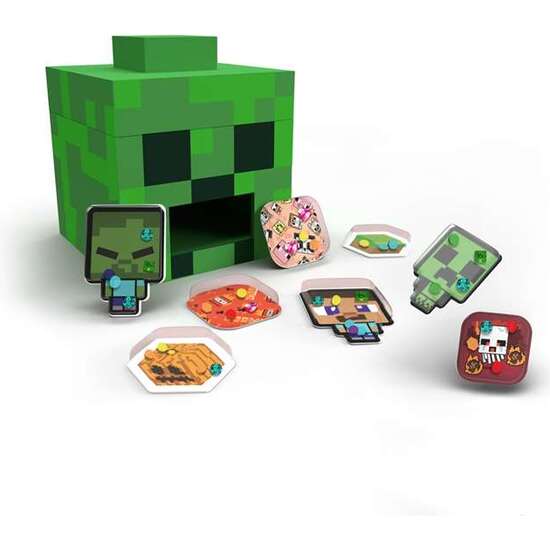 CREA TUS PEGATINAS 3D MINECRAFT. INCLUYE FONDOS, ESCOGE LA FORMA Y MIXERS, ADEMÁS CON 2 PERSONAJES image 2