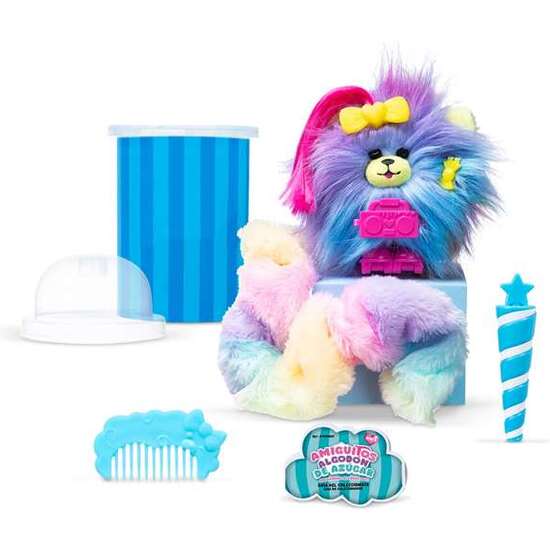 JUEGO AMIGUITOS ALGODÓN DE AZÚCAR.GIRA Y AGITA EL CONO, DESCUBRIRÁS UN PELUCHE AL QUE PEINAR, Y CUSTOMIZAR image 4
