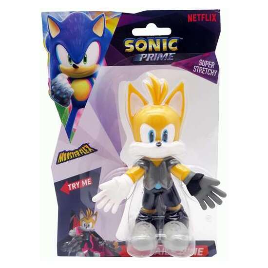 FIGURA SONIC MONSTERFLEX, ESTIRA Y RETUERCE 14 CM image 4