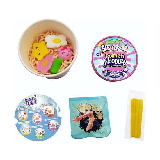 JUEGO RAMEN NOODLES, MEZCLA EL POLVO CON AGUA Y SE TRANSFORMA EN SLIME DE COLORES  - MODELOS SURTIDOS image 1