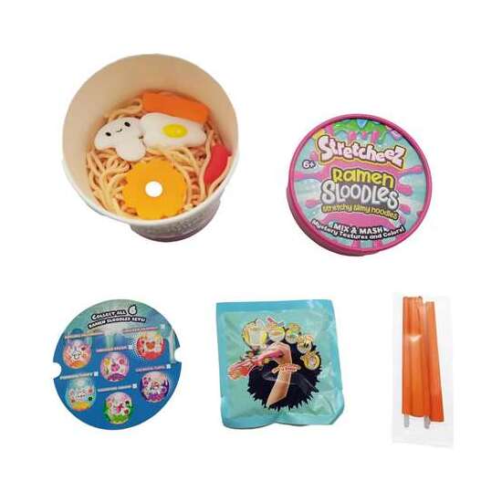 JUEGO RAMEN NOODLES, MEZCLA EL POLVO CON AGUA Y SE TRANSFORMA EN SLIME DE COLORES  - MODELOS SURTIDOS image 3