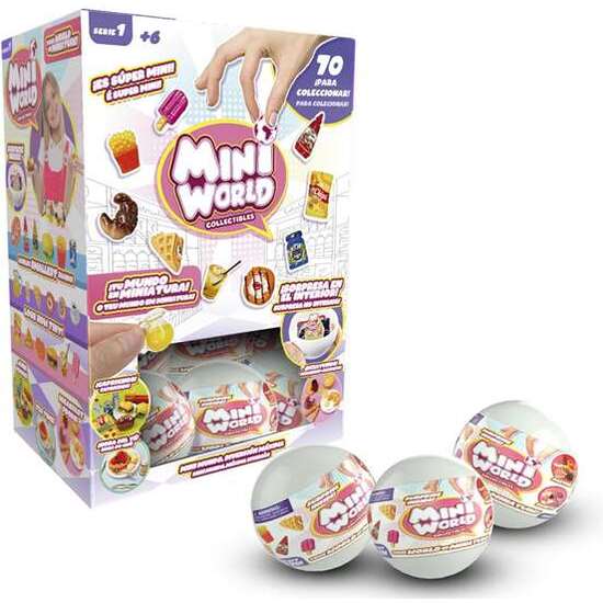 CAPSULA MINI WORLD CAPRICHOS, ESCONDEN DULCES, BEBIDAS Y COMIDAS RAPIDAS image 0
