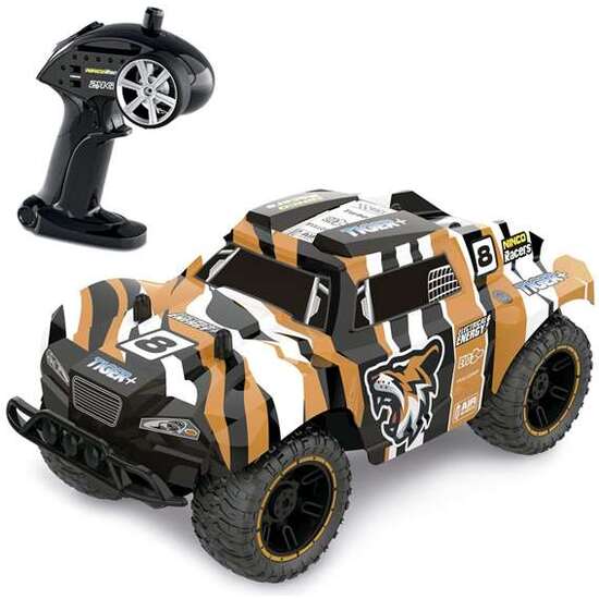 COCHE RADIO CONTROL TIGER+ CON GRAN CAPACIAD DE GIRO ESCALA 1:18 BATERIA 2.4 GHZ image 0