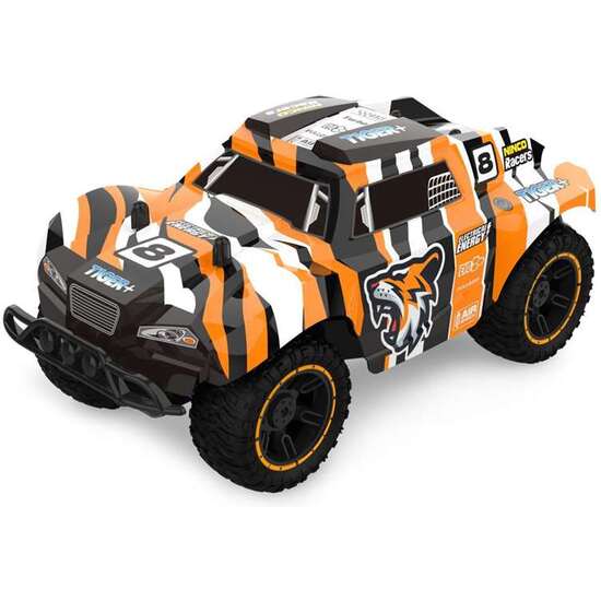COCHE RADIO CONTROL TIGER+ CON GRAN CAPACIAD DE GIRO ESCALA 1:18 BATERIA 2.4 GHZ image 1