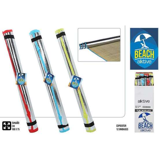 ESTERILLA PLAYA ALUMINIO 180X75 CM-COLORES. - MODELOS SURTIDOS image 1