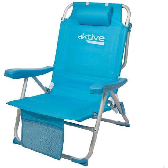 SILLA PLEG ALU 5POS 49X58X80 CM-POLYESTER C/CINTAS MOCHILA image 0