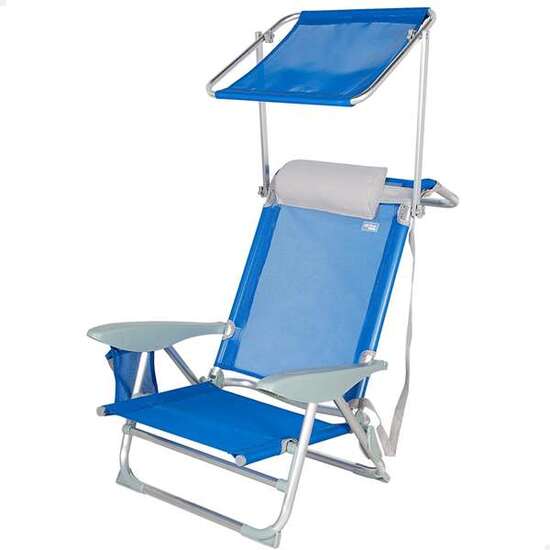 AKTIVE-SILLA PLAYA ALU47X43X67CM C/PARASOL+BOLSILLO+ASA- image 0
