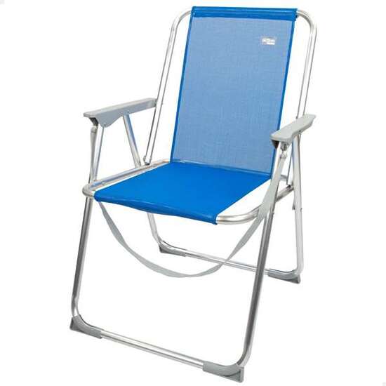 SILLA PLEG ALU FIJA 44X45X76 CM C/CINTA-TEXTILENO-GOMERA image 0