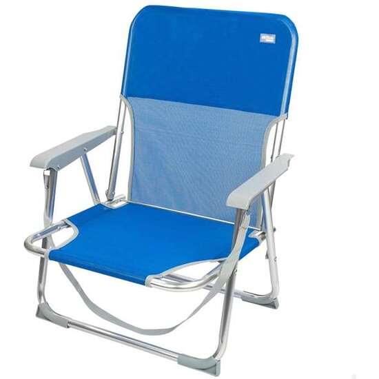SILLA PLEG ALU FIJA 44X35X72 CM C/CINTA-TEXTILENO-GOMER image 0