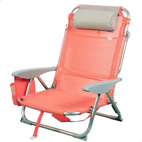 SILLA PLEG ALU 4 POS 51X45X76CM C/COJIN+BOLSILLO+ASA-TEXT image 0