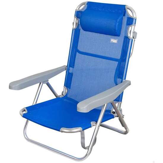 SILLA PLEG ALU 5 POS 48X46X84 CM C/COJIN+ASA-TEXTILENO-GOM image 0