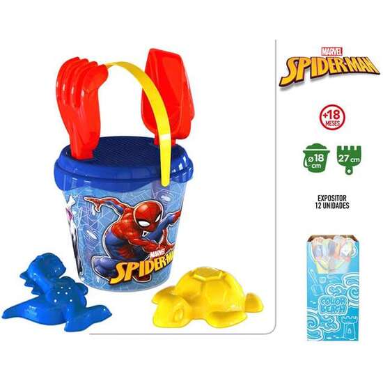 SPIDERMAN-SET CUBO PLAYA IML D14CM+CED+PA+RA+2 MO-DISP 24 image 0
