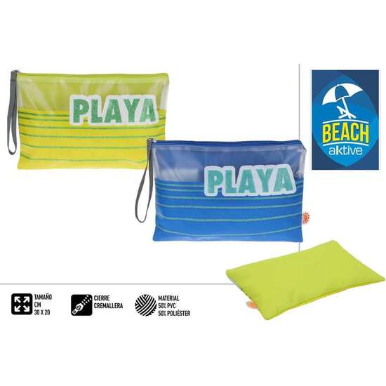 BOLSO NECESER PLAYA 30X20 CM MOD SDOS - MODELOS SURTIDOS image 0