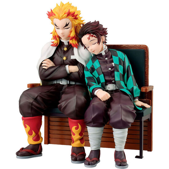 FIGURA ICHIBANSHO TANJIRO KAMADO & KYOJURO RENGOKU LOCUS DEMON SLAYER KIMETSU NO YAIBA 15CM image 0