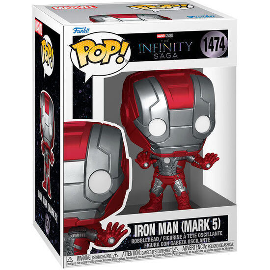 FIGURA POP MARVEL INFINITY SAGA IRON MAN MARK 5 image 0