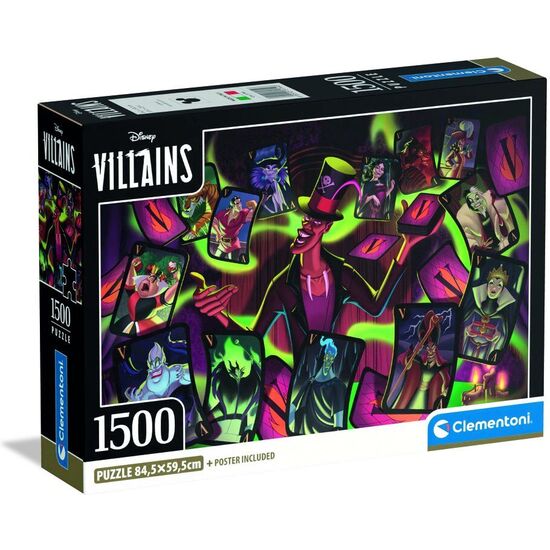 PUZZLE VILLANAS DISNEY 1500PZS image 1