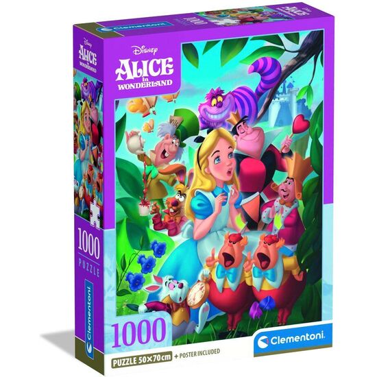 PUZZLE ALICIA EN EL PAIS DE LAS MARAVILLAS DISNEY 1000PZS image 1
