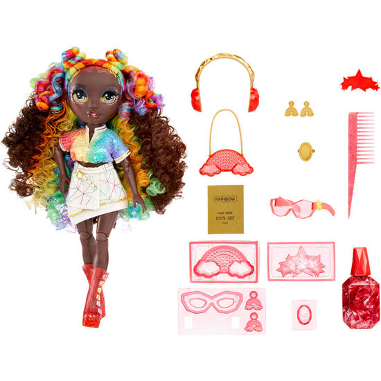 MUÃ±ECA IRIS CRYSTAL FASHION RAINBOW HIGH image 1