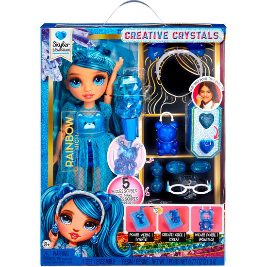 MUÃ±ECA SKYLER CRYSTAL FASHION RAINBOW HIGH image 0