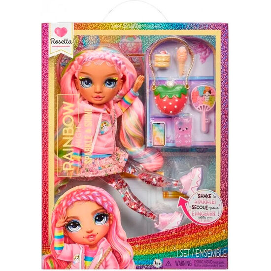 MUÃ±ECA ROSETTA SPARKLE & SHINE RAINBOW HIGH image 0