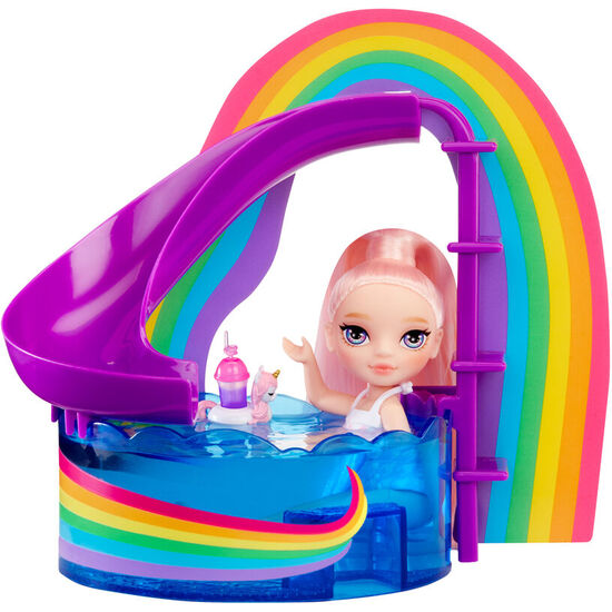 PLAYSET + MUÃ±ECA LITTLE POOL DAY WITH BLUSH RAINBOW HIGH image 3