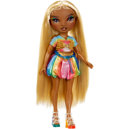 MUÃ±ECA MELINE HAIR CHALK & STYLE RAINBOW HIGH image 1