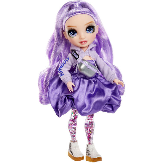 MUÃ±ECA VIOLA SPARKLE &#38; SHINE RAINBOW HIGH image 0