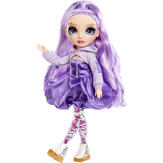 MUÃ±ECA VIOLA SPARKLE &#38; SHINE RAINBOW HIGH image 2