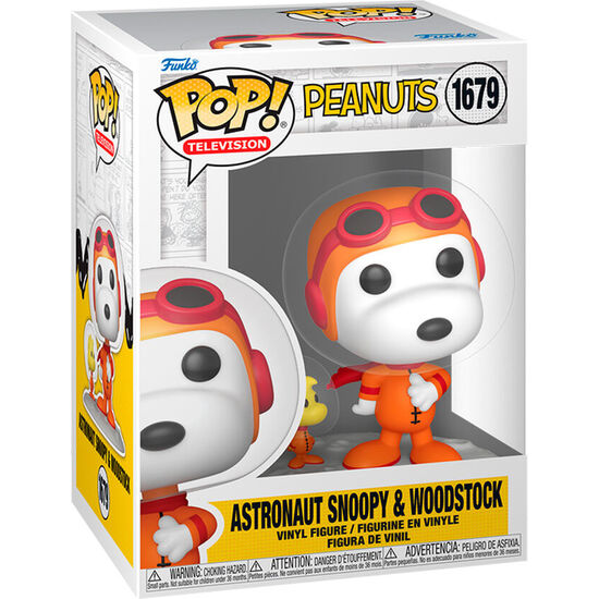 FIGURA POP SNOOPY ASTRONAUT SNOOPY & WOODSTOCK image 0