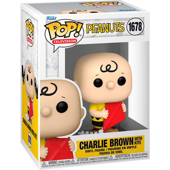 FIGURA POP SNOOPY CHARLIE BROWN WITH KITE image 0