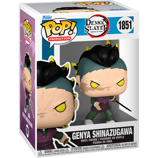FIGURA POP DEMON SLAYER KIMETSU NO YAIBA GENYA SHINAZUGAWA image 0