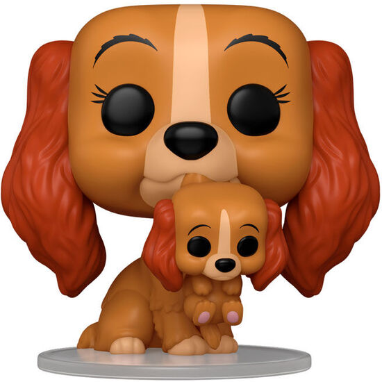 FIGURA POP DISNEY LA DAMA Y EL VAGABUNDO LADY WITH PUPPY image 0