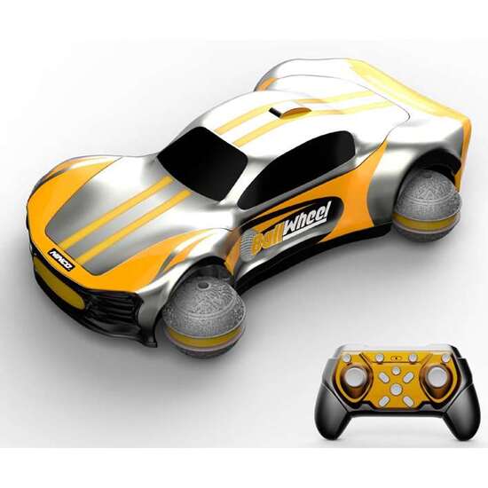 COCHE RADIO CONTROL BALL WHEEL CON DESPLAZAMIENTO LATERAL. INCLUYE LUCES 3D EN CARROCERIA. BATERÍA 2.4 GHZ . image 0