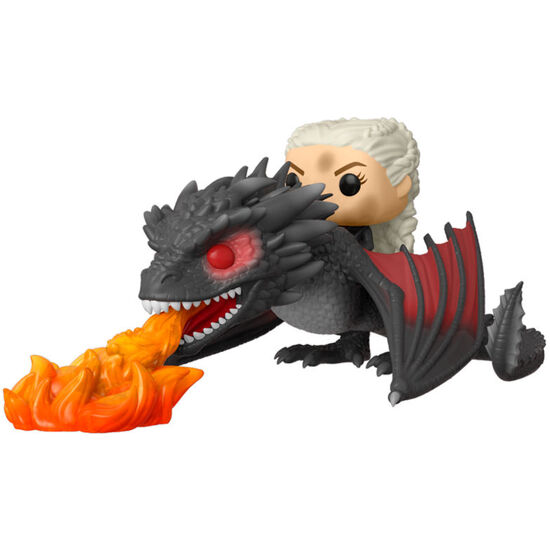 FIGURA POP JUEGO DE TRONOS DAENERYS ON FIERY DROGON image 0