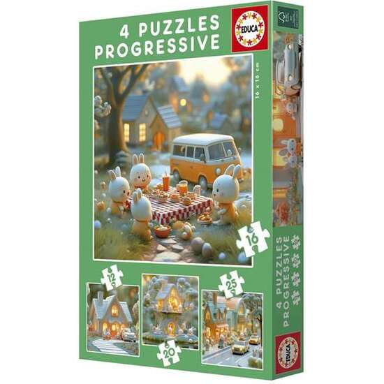 PUZZLE 12-16-20-25 PIEZAS CIUDAD DE CONEJITOS image 3