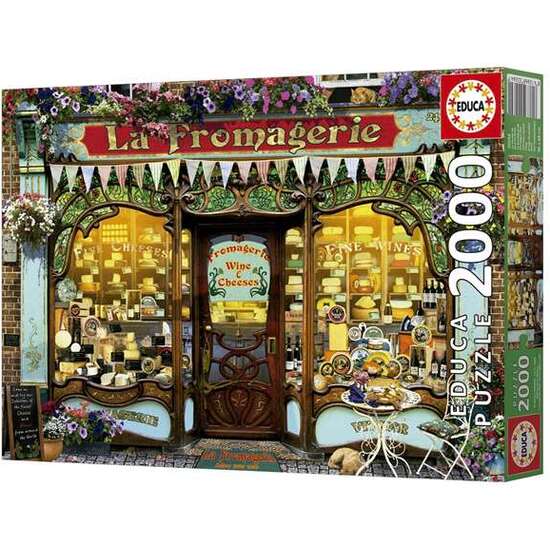 PUZZLE 2000 PIEZAS LA TIENDA DE QUESOS FINOS. image 0
