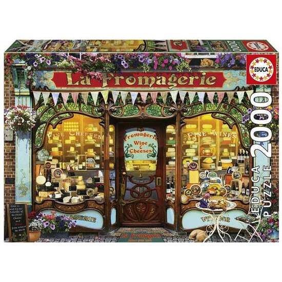 PUZZLE 2000 PIEZAS LA TIENDA DE QUESOS FINOS. image 1