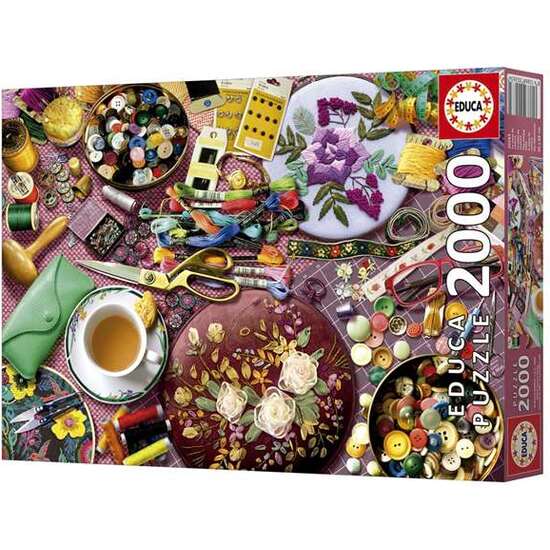 PUZZLE 2000 PIEZAS LA MESA DE COSTURA image 0