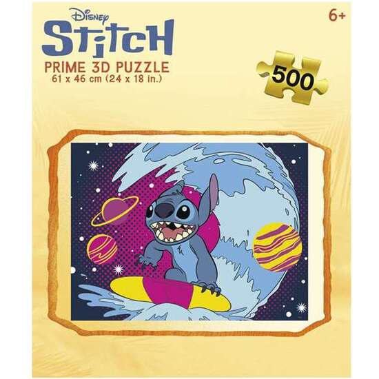 PUZZLE 500 PIEZAS STITCH 3D LENTICULAR PUZZLE image 4