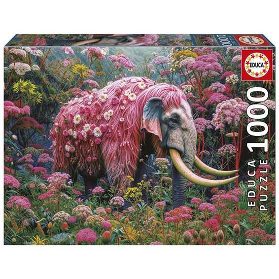 PUZZLE 1000 PIEZAS ELEFANTE FLORAL image 0