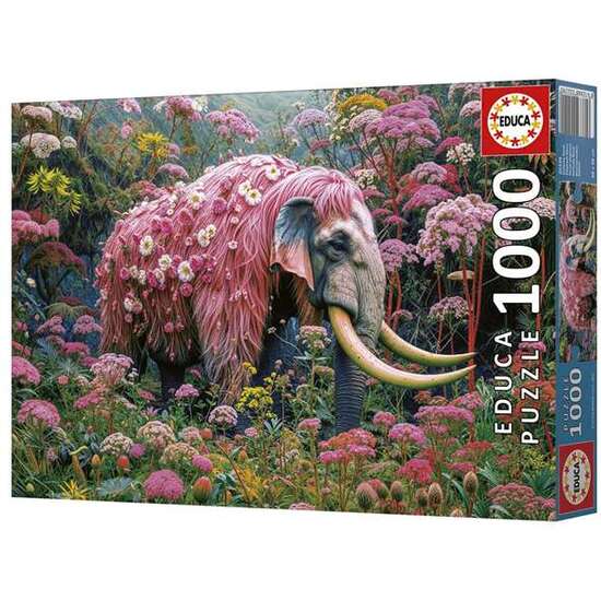 PUZZLE 1000 PIEZAS ELEFANTE FLORAL image 2