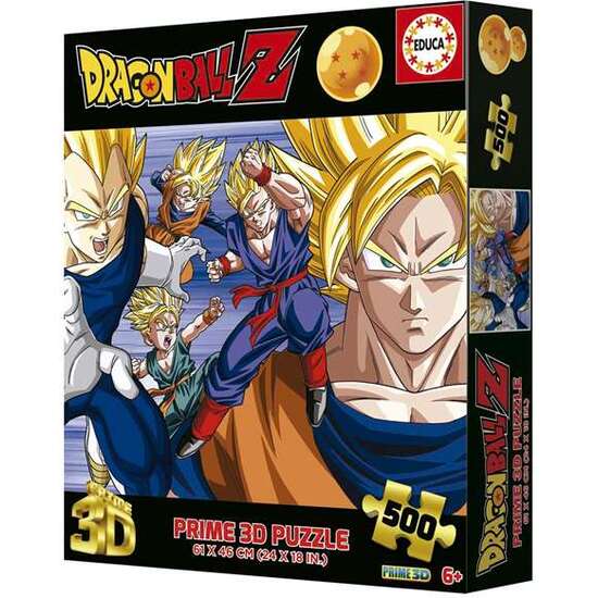 PUZZLE 500 PIEZAS DRAGON BALL 3D LENTICULAR PUZZLE image 0