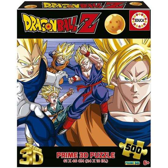 PUZZLE 500 PIEZAS DRAGON BALL 3D LENTICULAR PUZZLE image 1