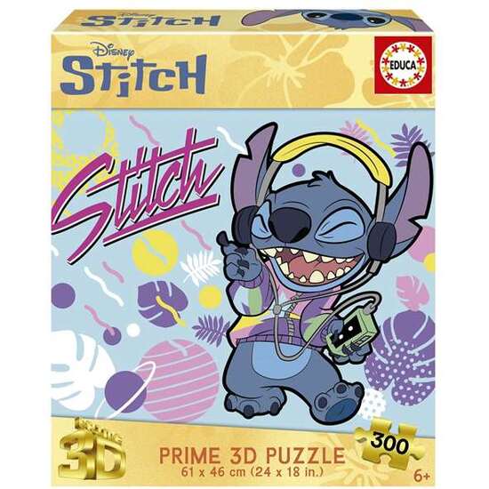 PUZZLE 300 PIEZAS STITCH 3D LENTICULAR PUZZLE image 0