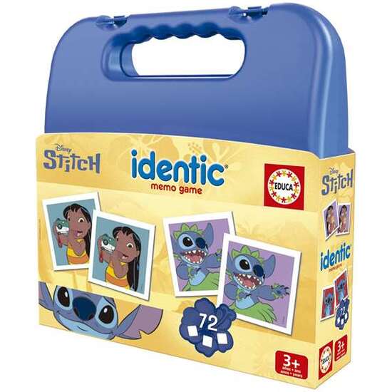 JUEGO IDENTIC STITCH 72 PIEZAS. image 0